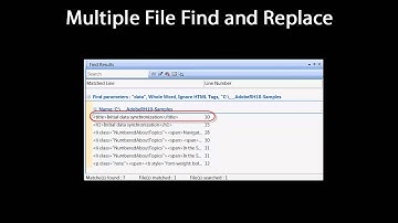 RoboHelp 10: Search and replace