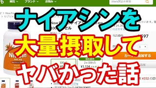 【注意】ナイアシンを一度に大量摂取してヤバかった話