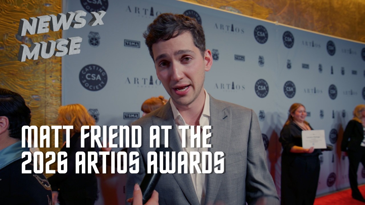 Comedian Matt Friend performs at the 2026 Artios Awards ceremony