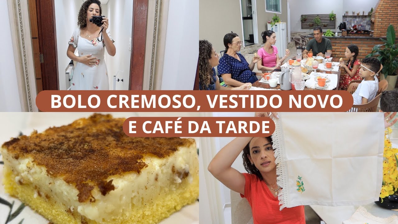 CUIDANDO DAS PLANTAS, O MELHOR BOLO CREMOSO, RECEBI MINHA MÃE E IRMÃ PARA O CAFÉ + OLHA O QUE CHEGOU