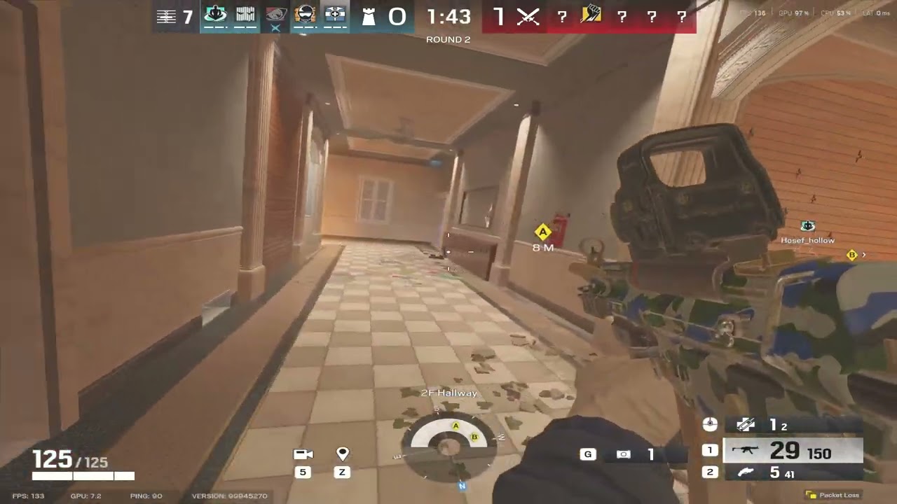 beginner rainbow six seige highlights, no commetary, just raw gameplay