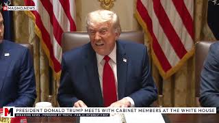 🇺🇸 President Donald Trump's Full Meeting with Cabinet Members at the White House