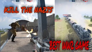WW2 Nazi Train Attack I WORLD WAR HEROES GAMEPLAY #2 | BEST OFFLINE GAMES ANDROID |SHOOTING GAME screenshot 2