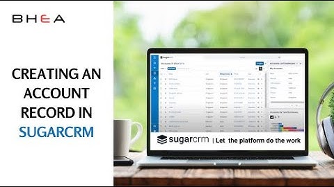 Creating an Account Record in SugarCRM