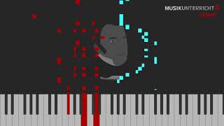 F. Schubert - Deutscher Tanz in A-Dur (D 972, 3) | Piano Tutorial (Stufe 08/20)