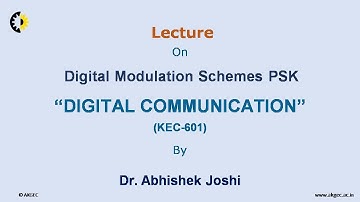 DIGITAL COMMUNICATION LECTURE 18 