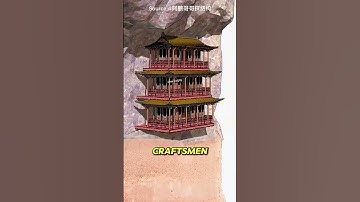 How Is This Temple Standing on a Cliff?! #shorts
