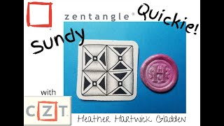 Sundy | Zentangle® Quickie