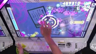 [BeatStream] 恋歌疾風！かるたクイーンいろは(BEAST) 片手プレイ 赤AAA 971k