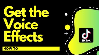 How to get the voice effect on TikTok (Easy Method) screenshot 5