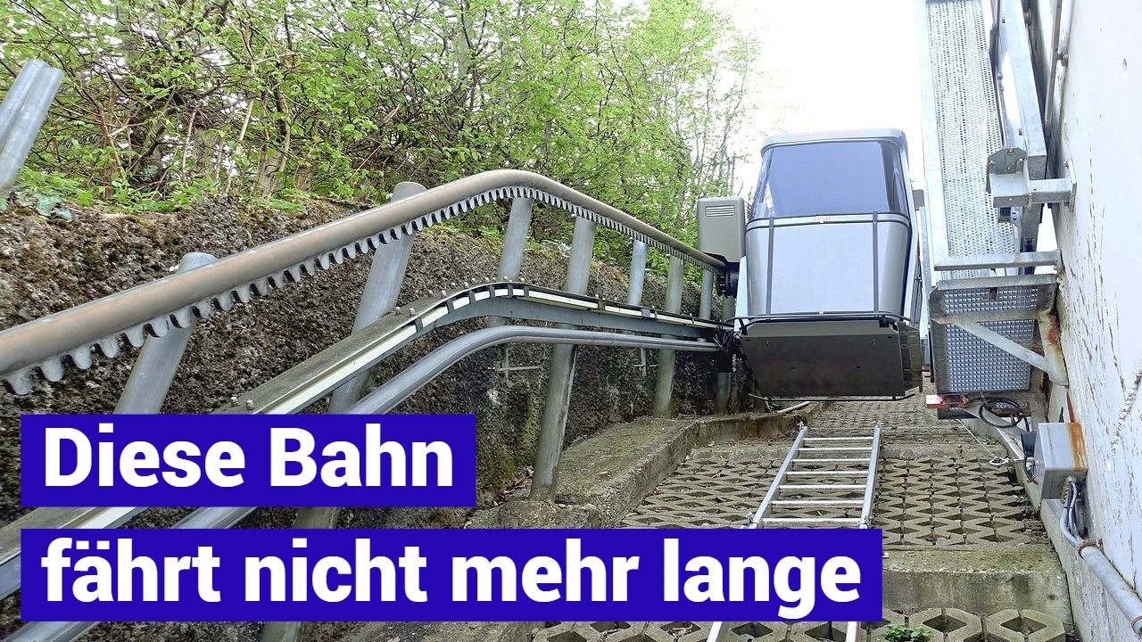 Diese spezielle Bahn fährt nicht mehr lange - UGB Geländebahn in Wollerau