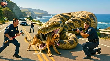 Brave Rescue Team Saves Dog From Giant Python… The Ending Is Unbelievable