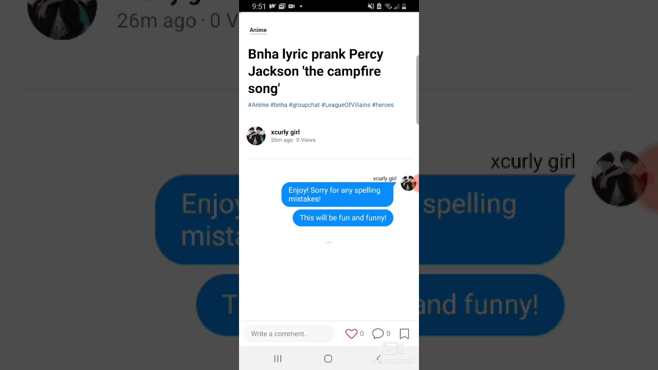Bnha lyrics prank Percy Jackson 'The campfire song'