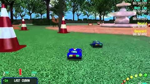 Re-Volt Custom Track Go Play Outside! by zorbah, Time Trial Lap (Faster)