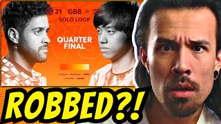 Did DICE get ROBBED?! vs Chris TheOdian GBB21 Loopstation REACTION