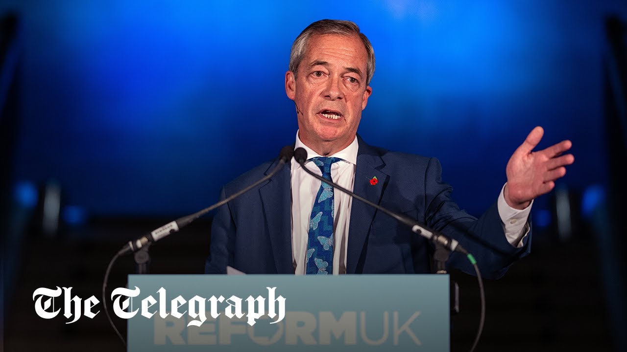 In full: Nigel Farage to give press conference to launch Reform UK's small business plan