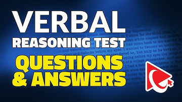 HOW TO PASS VERBAL REASONING TEST | Questions, Answers & EXAMPLES