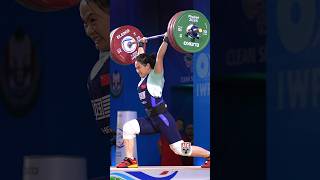 Luo Shifang (59kg 🇨🇳) 140kg / 308lbs C&amp;J Slow Motion! #weightlifting