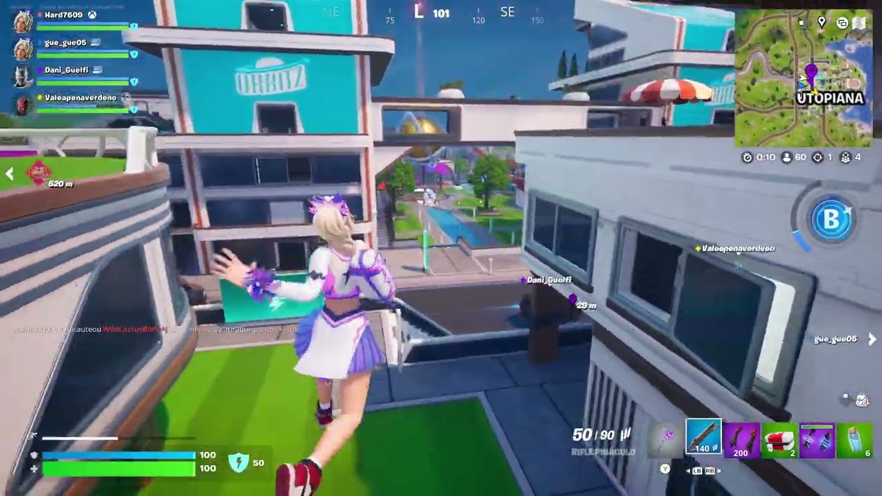 Fortnite Trocação 4 Vs 4