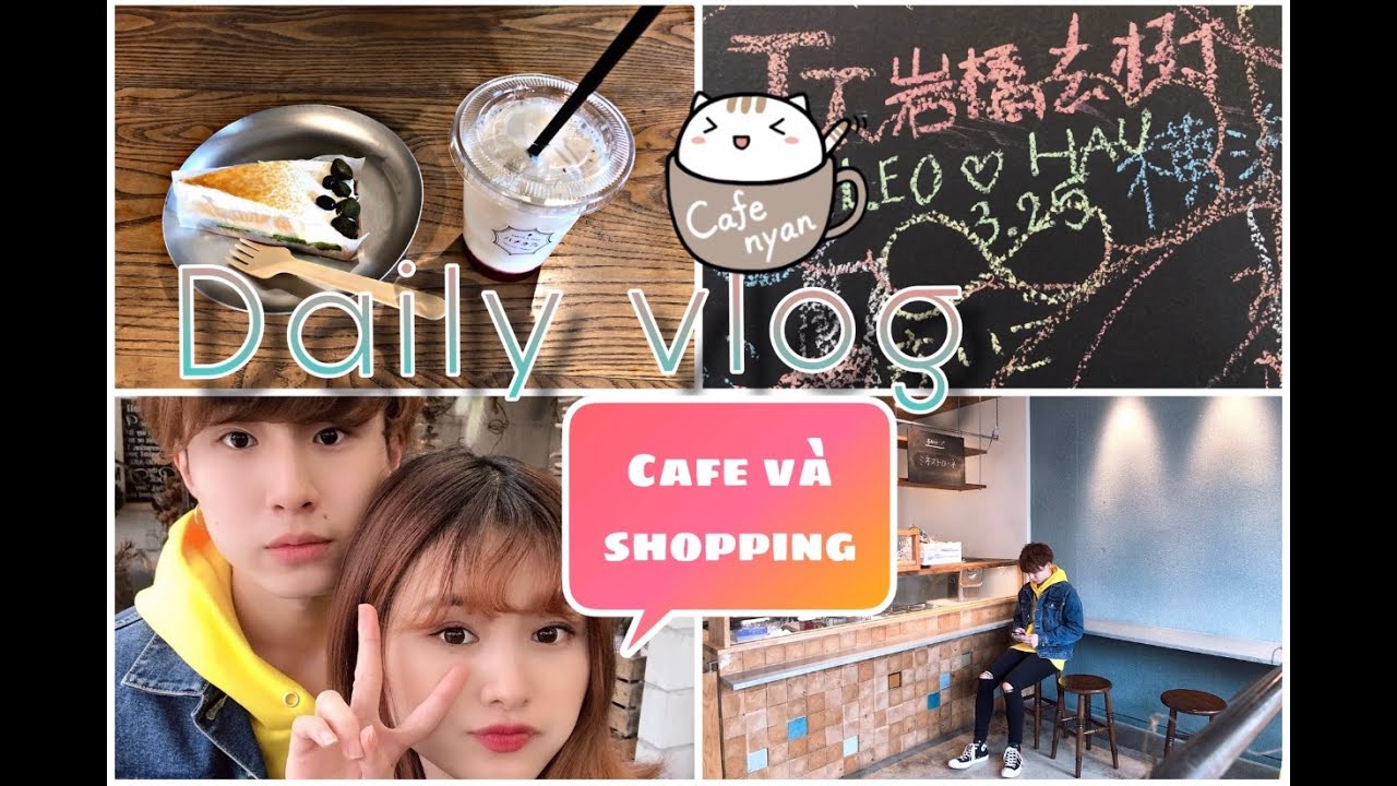 Vlog4 : ngày đầu tuần đi cafe và mua sắm cùng mint名古屋カフェ巡りと買い物