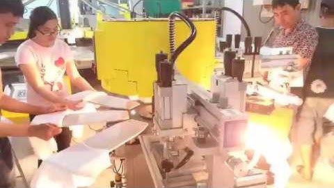 Máy In Lụa Tự Động - Máy In Nhãn Mác