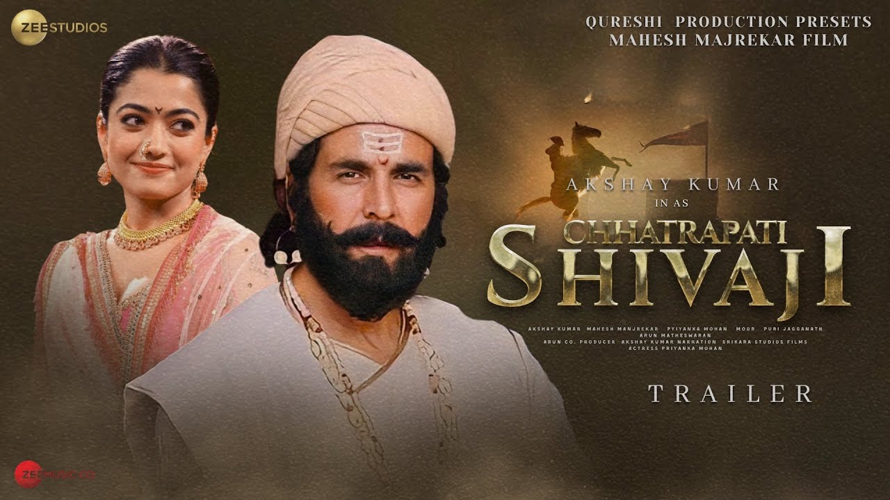 Chhatrapati Shivaji Maharaj   Trailer  Akshay Kumar  Rashmika Mandanna  Sharad Kelkar  Mahesh M