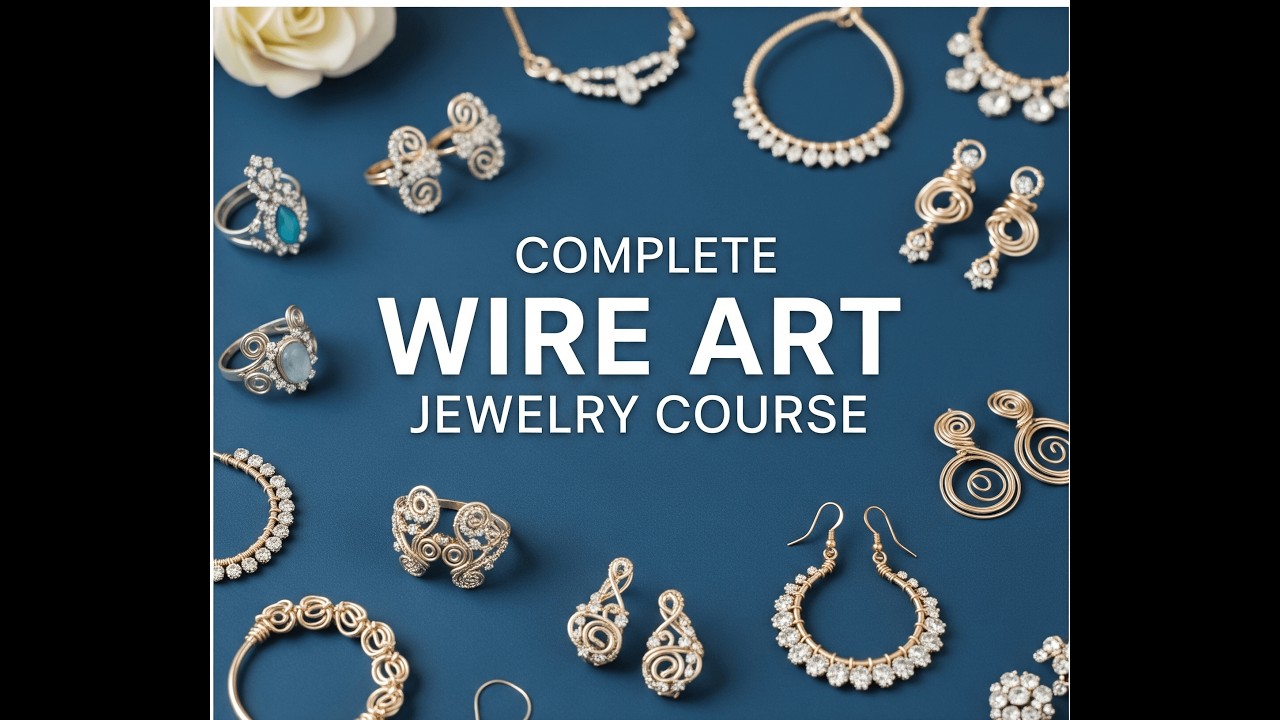 Wire Art Jewelry: Complete Series for Beginner and Advanced Wire Wrapping Tutorial Course