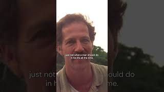 Werner Herzog on the set of FITZCARRALDO in BURDEN OF DREAMS (Les Blank, 1982.)