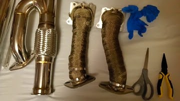 Installed V6 Weapon-R Exhaust Headers on my TRD (Cat Delete and resonator delete)