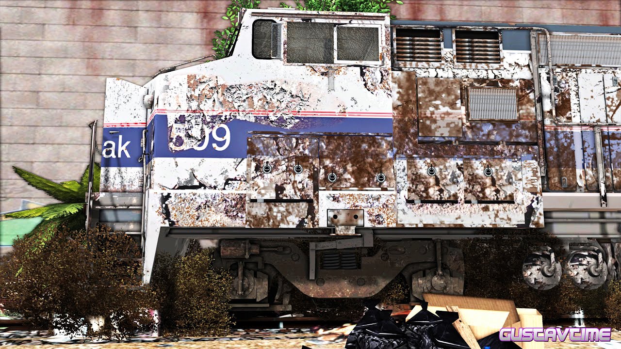 Rescuing the abandoned Amtrak! - YouTube