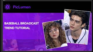 AI Korean Baseball Trend Tutorial | Create Viral Baseball Broadcast Video with PicLumen #piclumen