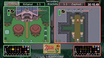 Xirtanul vs Zaphod_Beeblebrox_IV, Race 3, Part 2. ALTTP Randomizer Secondary Tournament Fall 2017