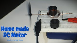 Diy: Create A Simple Small Dc Motor With Wire And Magnet At Home!