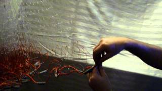 How To Make Cast Net Braille Lines and Hand-Lines DIY Tuck Strings