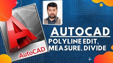 Autocad tutorials: How to edit polyline, how to apply block on a polyline