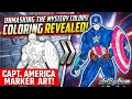 How to Draw and Color Captain America | Marvel Superhero Step-by-Step Tutorial