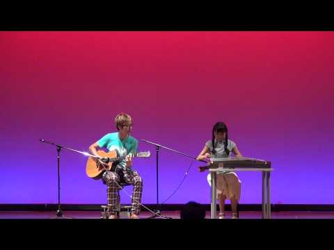 相聚福冈2014圆梦九州--日本九州地区中国留学人员才艺秀[古筝吉他合奏《红尘客栈》]