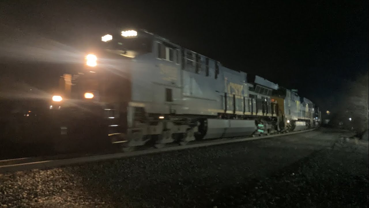 CSX C748 loaded coal train reroute over the Lurgan Branch at Lower ...