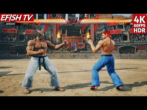 Heihachi vs Hwoarang (Hardest AI) - Tekken 8