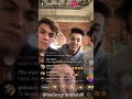 DOLAN TWINS, EMMA CHAMBERLAIN, JAMES CHARLES FULL INSTA LIVE