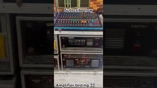 Amplifier fittings and sound check 🎛️💪🏻#shorts #shortsfeed #trending #song #hard #bass