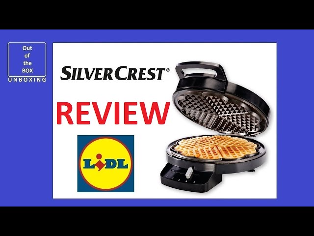 SilverCrest Waffle Maker SWE 1200 C3 REVIEW (Lidl 1200 watt 50 60 Hz ILAG)  - YouTube