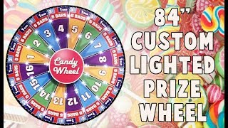 Spinning Designs - 84" Custom Lighted Prize Wheel