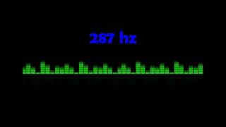 ⒽⓏ| 287 hz Pure Tone Frequency| NO Music , For Meditation, Testing. Black Screen