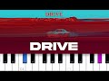Black Coffee & David Guetta - Drive ft Delilah Montagu  (piano tutorial)