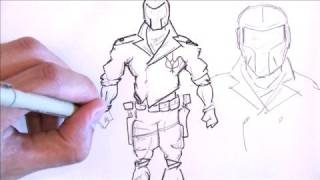 Illustration & Drawing Tips : How to Ink Comics