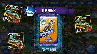 WIN INDOMINUS REX PACK EASILY WITH COMPY - COMPSOGNATHUS IN MY TEAM| Jurassic World The Game Hoorikz