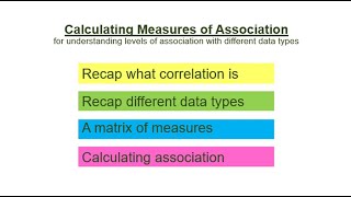 Easy Data Analysis: Calculating Measures of Association