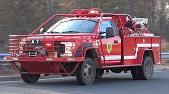 New Jersey Forest Fire Service A7 Responding 3/12/25