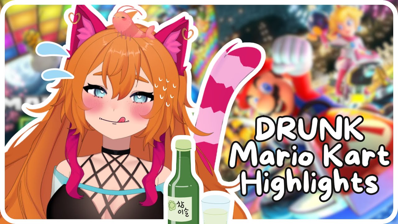 Drunk Mario Kart Stream Highlights (Nina Hope)